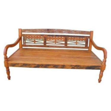 Imagem de Banco Leito Beija-flor Em Madeira De Demolição - Cód 979 - Barrocarte