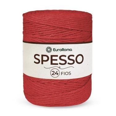 Imagem de Barbante Spesso EuroRoma 24 Fios 1Kg, 1000 VERMELHO