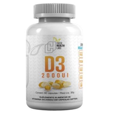 Imagem de Vitamina D3 2000UI Cheer 90 Cápsulas - Cheer Health Labs