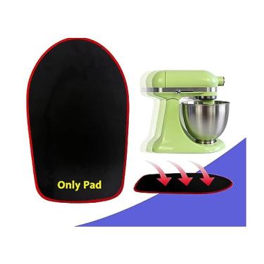 Imagem de Tapete deslizante para eletrodomésticos KitchenAid, misturador, acessórios para misturadores domésticos, tapete de mudança de pés compatível com batedeira de 4,5 a 5 litros para elevação de tigela,