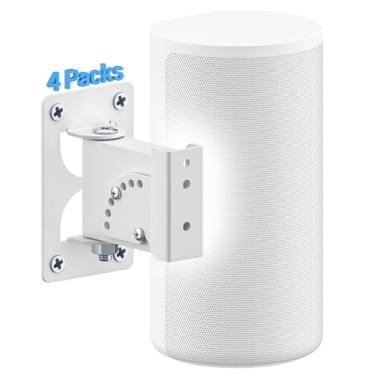 Imagem de notiela Suporte de parede de alto-falante ajustável inclinável e giratório para Sony HT-A9, SA-RS5 Suporte de alto-falante de parede projetado para Sony HT-A9 e SA-RS5 Suporte de parede para melhor