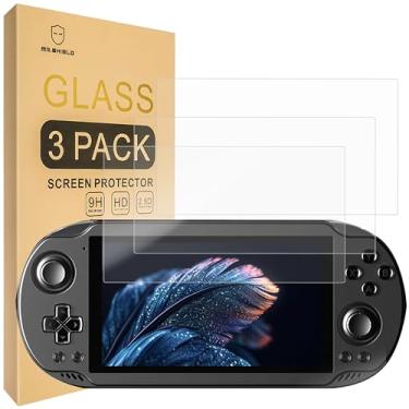 Imagem de Mr.Shield Protetor de tela compatível com Ayn Odin 2 Mini [vidro temperado] [pacote com 3] [vidro japonês com dureza 9H]