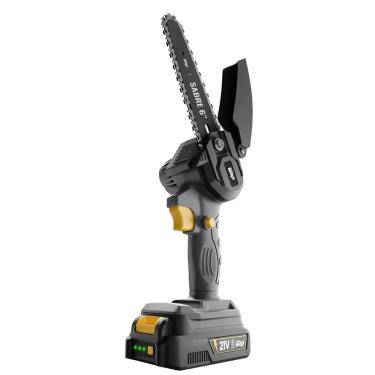 Imagem de Motoserra De Poda Mini Portátil Wap Sabre 6 K21 S01 21V Bateria Recarregável 6 Polegadas Corte 10cm Para Jardinagem