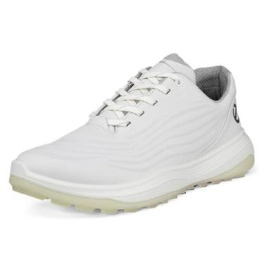 Imagem de ECCO Sapato de golfe feminino Lt1 híbrido impermeável, Branco, 6-6.5