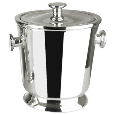 Imagem de Balde Térmico Para Gelo Grande Prata - St James