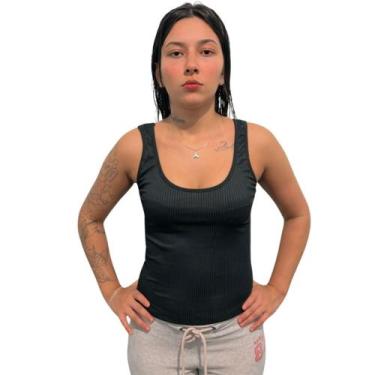 Imagem de  regata ribana  preta feminina - KGENTE, Preto, P