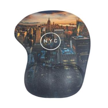 Imagem de Mousepad Emborrachado com Apoio de Punho Ergonômico MTECH - MBTECH, NY