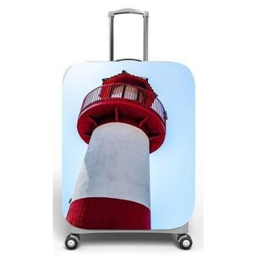 Imagem de Capa para mala de viagem G, medidas max C48x A75 x P29cm Estampa Farol