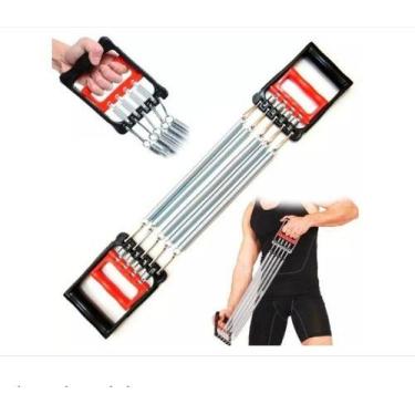 Imagem de Mola Extensora Elástico Exercícios Em Casa Ombro Tricep Bice - Não Inf