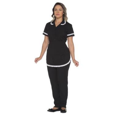 Imagem de Uniforme secretária do lar doméstica babá Camisete + Calça operacional