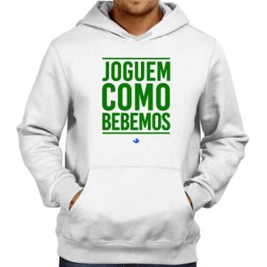 Imagem de Moletom Joguem como bebemos (Copa do Mundo - Seleção Brasileira) - Foc