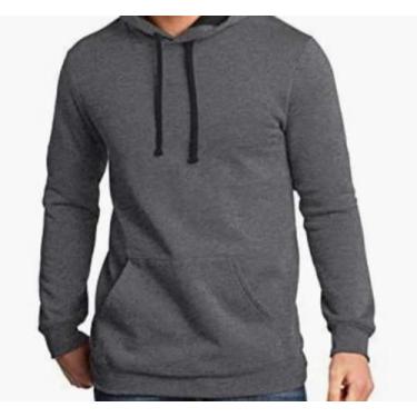 Imagem de Casaco Moletom liso Masculino Feminino Canguru Com Bolso e Capuz Blusa