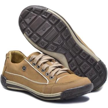 Imagem de Sapatos Casual Porshe Amura 114/01 Palha - BMBRASIL, 38