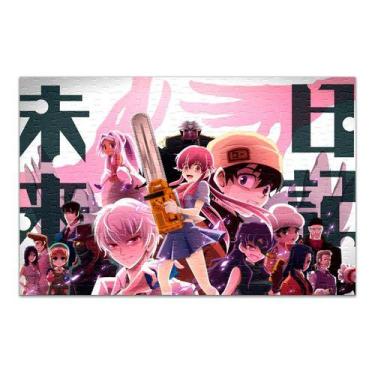 Imagem de Quebra-cabeça Personalizado Mirai Nikki 48 Peças - Pomps Geek