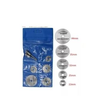 Imagem de 5 Discos De Corte Para Micro Retifica e Dremel + 2 Hastes - Fox tools 