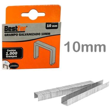 Imagem de Grampo para grampeador galvanizado 10mm com 1000 pecas na caixa - RIO 