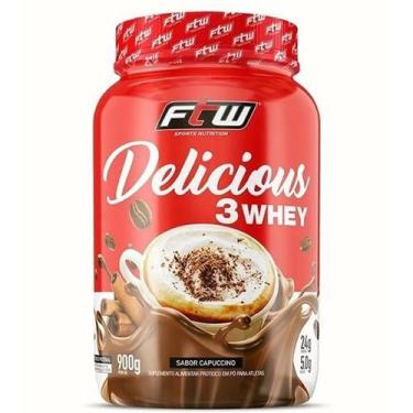 Imagem de Delicious 3 whey 900 g - ftw (cappuccino), CAPPUCCINO, 900 G