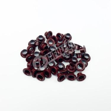 Imagem de Ilhós Aluminio nº 54 Vinho 3/16 polegadas 3386 - 50 unidades - Baxmann