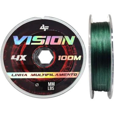 Imagem de Linha Multifilamento Albatroz Vision 4X 100MT 0,28MM Verde, Verde