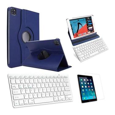 Imagem de BDNET, Capa/Teclado/Pel para iPad Air 5 10,9" 2022 Azul