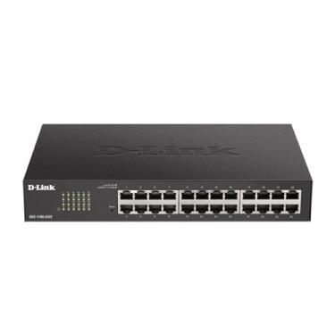 Imagem de Interruptor Ethernet D-Link, 24 portas Gigabit rede de fácil gerenciamento inteligente desktop ou suporte de rack (DGS-1100-24V2)