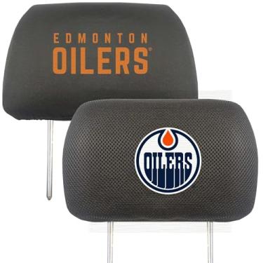 Imagem de Capas para encosto de cabeça NHL Edmonton Oilers, cores de equipe, tamanho único