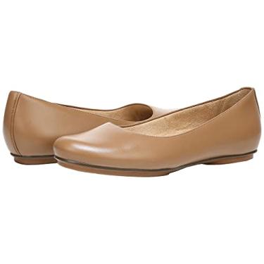 Imagem de Naturalizer Sapatilha feminina Maxwell Slip-On Ballet, Couro Cafe, 9 Wide