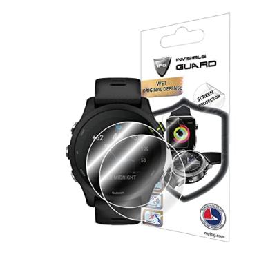 Imagem de IPG Para Garmin Forerunner® 255 - Protetor de tela de relógio inteligente Forerunner® 255 Music (2 unidades) Película transparente ultra HD invisível antiarranhões - suave/autorreparação/sem bolhas -