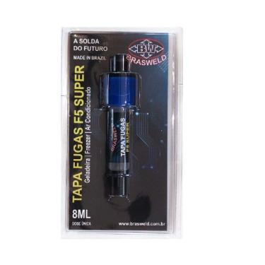 Imagem de Tapa Fugas Brasweld F5 Super 8ML sem Mangueira para Refrigerador e Ar Condicionado