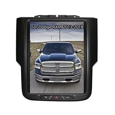 Imagem de ZWNAV Android Tesla Style Radio Touchscreen para Dodge Ram 1500 2500 3500 2013-2018 Caminhão Carro estéreo Autoradio 2 din Navegação GPS Multimídia Player Head Unit Wireless Carplay (2013-2018, 4GB+64GB)