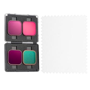 Imagem de Generic Conjunto de filtros acessórios para câmera esportiva, PL Polarizer ND8 ND16 ND32 conjunto de quatro peças compatível com câmera de ação Insta360 ACE/ACE PRO, 39,2 x 39,2 x 4,4 mm
