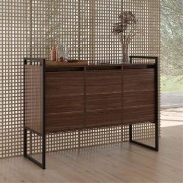 Imagem de Aparador Balcão Industrial - CasaH, Marrom Affara