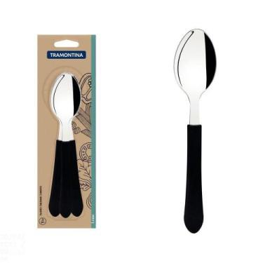 Imagem de Conjunto De Colheres De Mesa Tramontina Leme Com Lâminas Em Aço Inox E