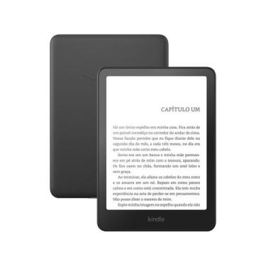 Imagem de Kindle Paperwhite 12ª Geração 2024 Amazon 7" 32GB 300 ppi Preto Metáli