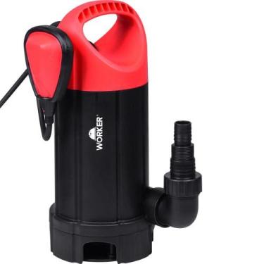 Imagem de Bomba Submersível 750w Preto E Vermelho - WORKER, 220V