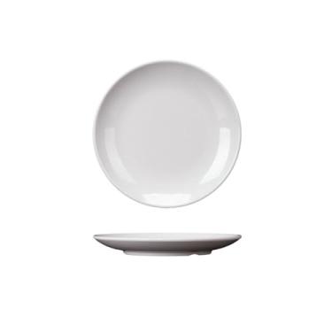 Imagem de Prato branco de restaurante de hotel, prato de imitação de porcelana grosso e durável - 3006-8 branco (203 * 26 mm)