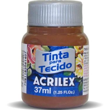 Imagem de Tinta Tecido Fosca 037ML Marrom - Acrilex