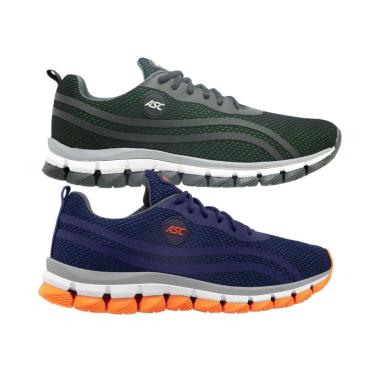 Imagem de Kit 2 Tênis Masculino Esporte para Treino Caminhada Academia Resistente-Masculino