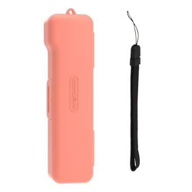 Imagem de YUULNMOP Capa protetora flip-open para DJI OSMO Pocket 3, compartimentos de armazenamento de filtro de lente magnética, tampa de proteção de tela de lente de câmera para bolso 3 acessórios (rosa)