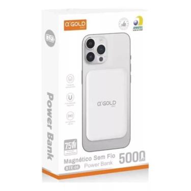 Imagem de Powerbank Portátil Bateria Induçao Compatível PWMF10 - Gold
