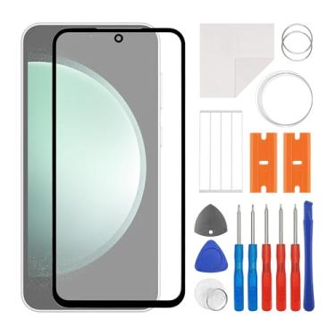 Imagem de SWARK Nova substituição de lente do painel externo de vidro frontal + OCA compatível com Galaxy com kit de reparo atualizado - sem tela LCD e digitalizador sensível ao toque
