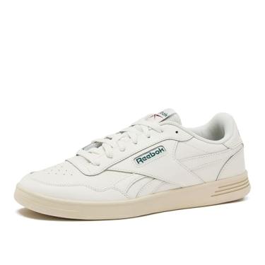 Imagem de Reebok Court Advance Tênis unissex casual, Giz/verde escuro/vermelho claro, 40 BR