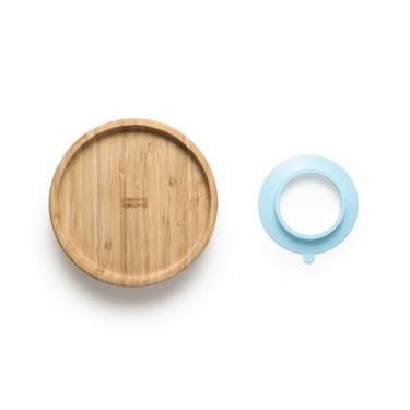 Imagem de Prato Raso com Ventosa Bam N' Boo 6+M Azul Fisher Price - BB1170 BB1170