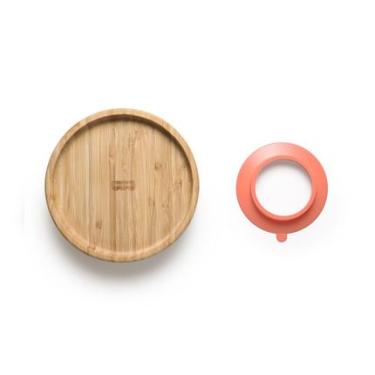 Imagem de Prato Raso com Ventosa Bam N' Boo +6m Rosa Fisher Price - BB1169 BB1169