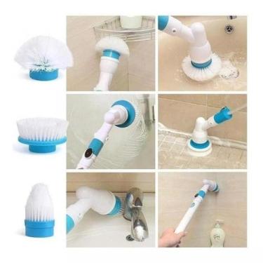 Imagem de Esfregão Escova De Limpeza Vassoura Elétrica Bivolt Mop - VASSOURA ELE