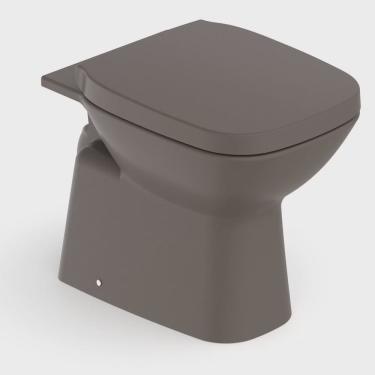 Imagem de Vaso Sanitário Convencional com Assento Termofixo Queda Amortecida Debba Classic Roca