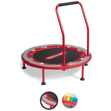 Imagem de Trampolim Infantil 2 em 1 Radio Flyer Vermelho Diversão garantida para os pequenos