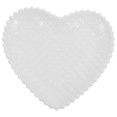 Imagem de Prato de cerâmica em forma de coração, prato de armazenamento de sobremesa, prato de sobremesa, prato decorativo de bolo, bandeja de servir comida, bandeja de sobremesa, prato de salada, prato de