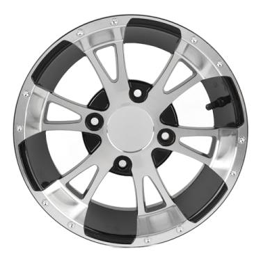 Imagem de 12 Polegadas 25x8-12 26/9-12 A Borda Roda de Liga de Alumínio, ATV Go Kart Se Encaixa na Maioria Dos Carros de Praia de 4 Rodas, Artesanato Especializado, Estética única,