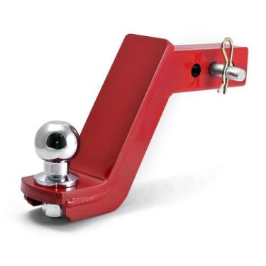 Imagem de Ponteira Engate Removivel Vermelha 5X5 Rebaixo 10Cm Carros - Texas 4X4
